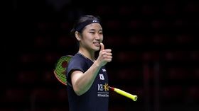 安洗瑩擊敗球后山口茜，新加坡賽奪下個人本季第5冠，也成為韓國史上第2位在新加坡賽奪冠的女單球員。（圖／翻攝自BWF官網）