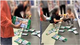 商品撒滿地！恐龍媽「放任2歲兒撒野」反嗆賣場店員：他玩夠了就會收（圖／翻攝自齊魯晚報）