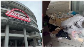 新竹棒球場,街友,巡邏（圖／翻攝自臉書）