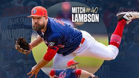 味全龍傳出買斷南馬里蘭藍蟹隊左投Mitch Lambson合約。（圖／翻攝自藍蟹隊推特）
