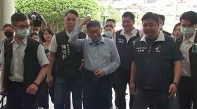 柯文哲赴新北市議會拜會議長蔣根煌。