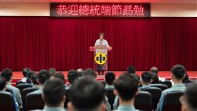 端午節將至 蔡總統勗勉中正理工學院端午節將至，總統蔡英文12日下午勗勉國防大學中正理工學院，並感謝長年培育科技軍官。中央社記者游凱翔攝  112年6月12日