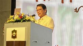 菲律賓獨立125週年 駐台代表處辦國慶酒會馬尼拉經濟文化辦事處12日晚間舉辦「菲律賓獨立125週年」國慶酒會，菲律賓駐台代表貝約出席活動。中央社記者吳昇鴻攝  112年6月12日