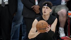 ▲熱火「英雄哥」希洛（Tyler Herro）總決賽第5戰確定回歸。（圖／美聯社／達志影像）