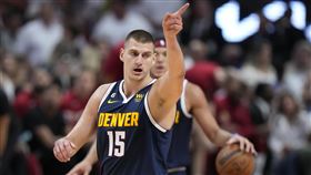 ▲金塊若奪冠，美媒稱約基奇（Nikola Jokic）絕對是FMVP的不二人選。（圖／美聯社／達志影像）