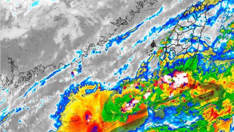 梅雨狂炸南部　彭啟明：幸好強風軸略偏