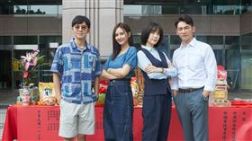 《開創者》日前舉行開鏡儀式，包括温昇豪、蔡淑臻、李國毅、安心亞（圖／中視提供）
