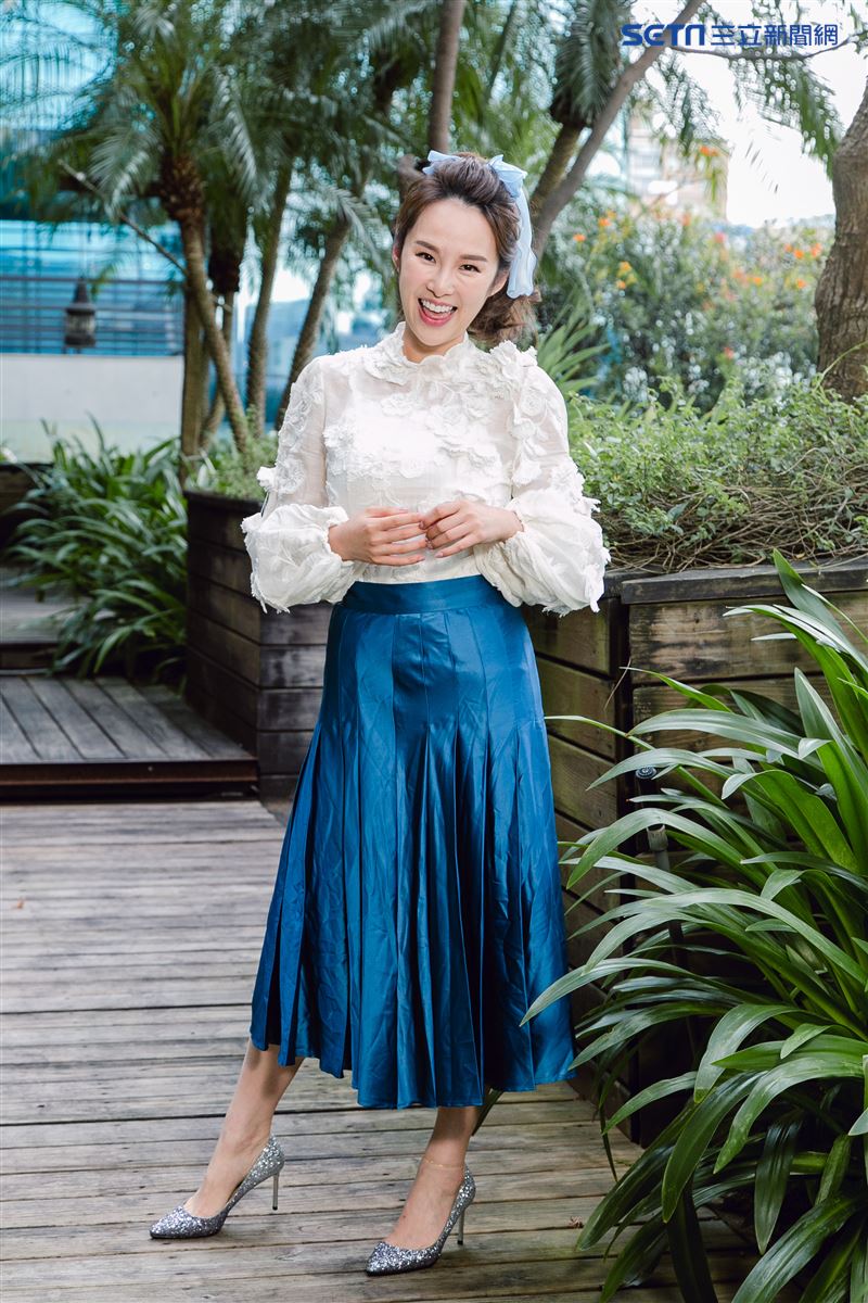 張齡予三立新聞網專訪。（圖／記者楊澍攝影）