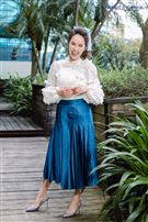 張齡予三立新聞網專訪。（圖／記者楊澍攝影）