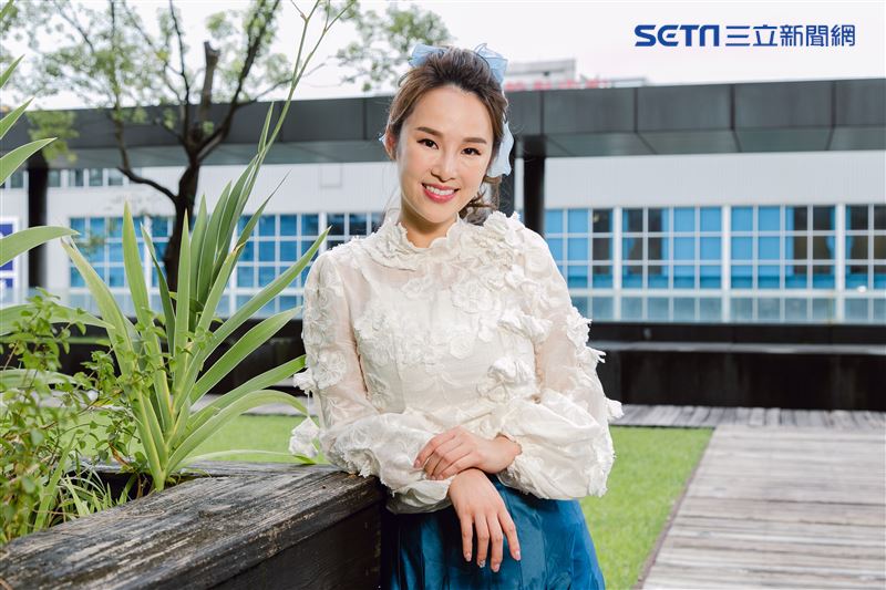 張齡予三立新聞網專訪。（圖／記者楊澍攝影）