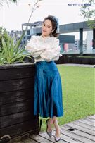 張齡予三立新聞網專訪。（圖／記者楊澍攝影）