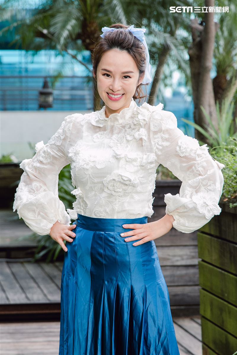 張齡予三立新聞網專訪。（圖／記者楊澍攝影）