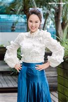 張齡予三立新聞網專訪。（圖／記者楊澍攝影）