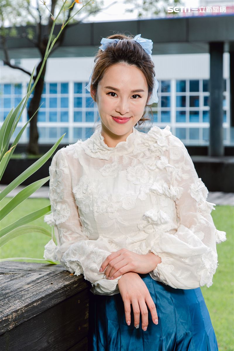 張齡予三立新聞網專訪。（圖／記者楊澍攝影）