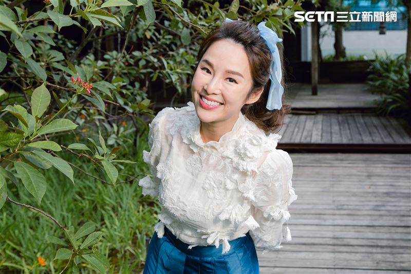 張齡予三立新聞網專訪。（圖／記者楊澍攝影）