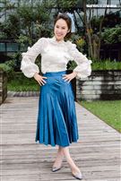 張齡予三立新聞網專訪。（圖／記者楊澍攝影）