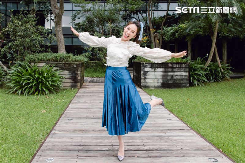 張齡予三立新聞網專訪。（圖／記者楊澍攝影）