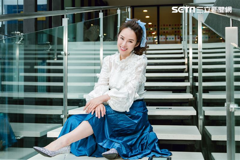 張齡予三立新聞網專訪。（圖／記者楊澍攝影）