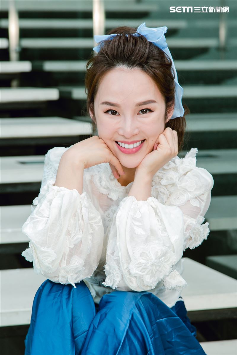 張齡予三立新聞網專訪。（圖／記者楊澍攝影）