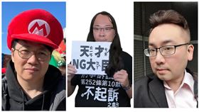 性騷擾醜聞連環爆，名嘴朱凱翔（左起）、朱學恒、張宇韶都成為性騷案主角。（圖／翻攝自朱凱翔、朱學恒、張宇韶臉書）