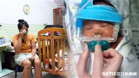 移工與病兒／記者張雅筑攝