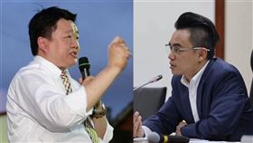 ▲民進黨新北市黨部主委何博文（左）、立委洪孟楷（右）（合成圖／翻攝自何博文、洪孟楷臉書）