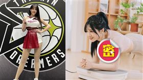 新生代啦啦隊女神熊霓頗受球迷青睞。（圖／翻攝自熊霓 IG）