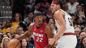▲熱火巴特勒（Jimmy Butler）失手鐘響前追平三分，無緣續寫老八傳奇。（圖／路透社／達志影像）