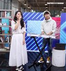 深白色二人組三立新聞網專訪。（圖/記者邱榮吉攝影）