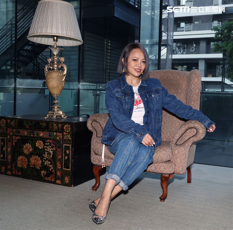 戴愛玲三立新聞網專訪。（圖/記者邱榮吉攝影）