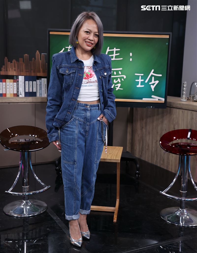戴愛玲三立新聞網專訪。（圖/記者邱榮吉攝影）