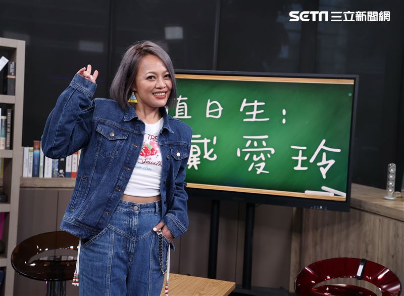 戴愛玲三立新聞網專訪。（圖/記者邱榮吉攝影）