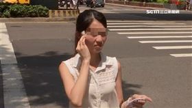 夏天、太陽、天氣熱、流汗、擦汗／示意圖，後製馬賽克