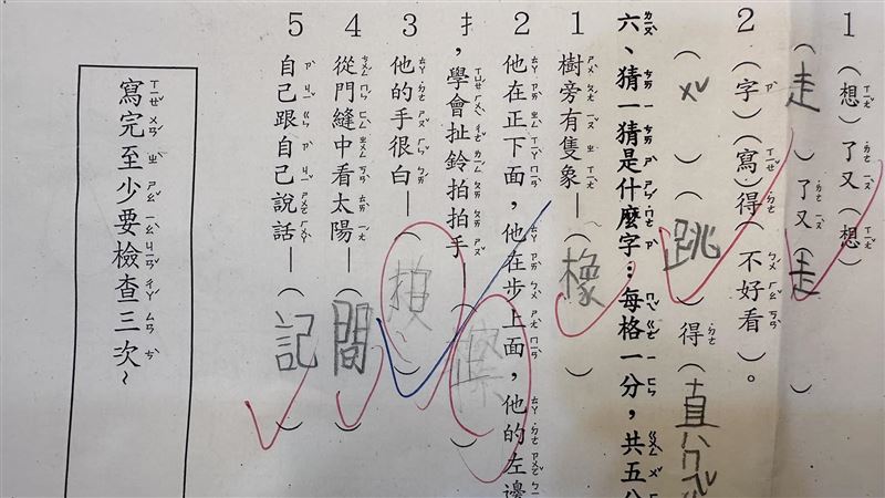 小一考題！醫師爸被考倒：我想不出來