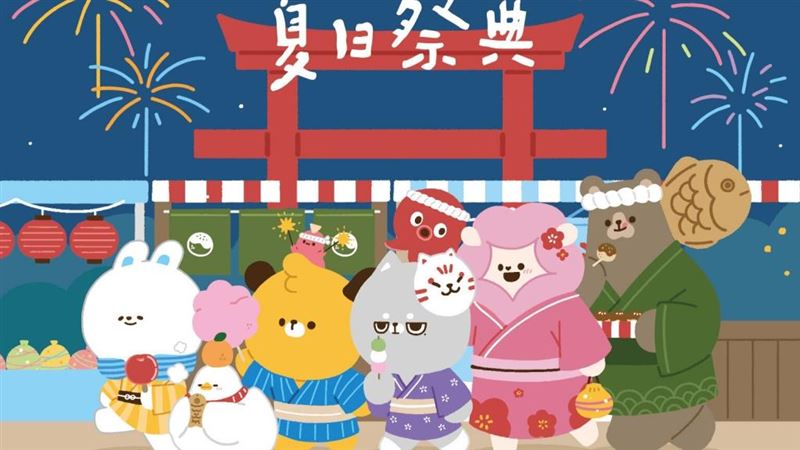 dtto friends快閃華山　好鴨神社抽好運籤