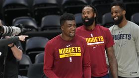 ▲金塊布萊恩（Thomas Bryant）上場不到29秒隨金塊奪冠。（圖／美聯社／達志影像）