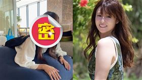 深田恭子較3個月前圓潤健康不少，她興奮朝懶骨頭撲去的開心模樣。（組合圖／翻攝自kyokofukada_official IG）