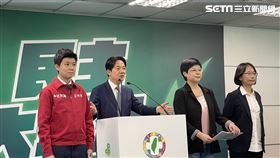 民進黨與社民黨台北市議員苗博雅合作，並徵召陽明交大科法學院特聘教授林志潔、北農前總經理吳音寧出戰立委（圖／記者高逸帆攝影）