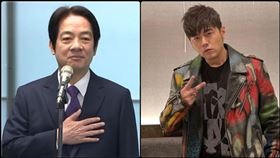 賴清德、周杰倫，合成圖，IG與資料照