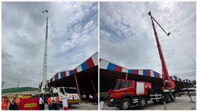 啟德,高空作業車,風力發電,（圖／記者羅欣怡攝影、啟德重機提供）