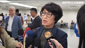 ▲國民黨副主席夏立言率團赴中國海峽論壇。夏立言及台東縣長饒慶鈴桃園機場受訪