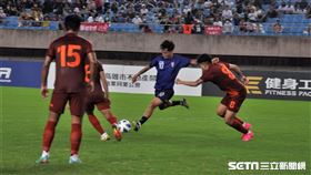 台灣男足蔡立靖。（圖／記者蔡厚瑄攝影）