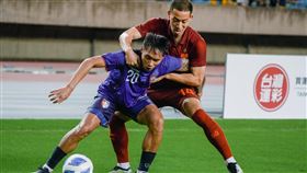 泰國隊最終遭台灣隊逼和。（圖／中華足協提供）