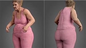 長期在家辦公的人，到了2100年會變什麼樣子，科學家做出了預測跟模擬。圖／翻攝dailymail)