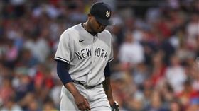 ▲赫曼（Domingo German）先發2局被打爆。（圖／美聯社／達志影像）