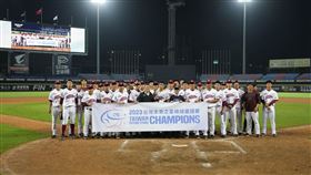 ▲海沃桃猿獲得2023年交流盃賽冠軍。（圖／CPBL提供）