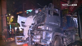 砂石車撞斷信義區民宅承重柱「恐成危樓」