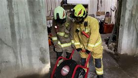 基隆食品冷凍廠氨氣外洩。（圖／翻攝畫面）