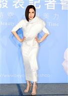 利菁品牌年度代言，對於最近演藝圈性騷擾案頻傳很震驚。（圖／記者邱榮吉攝影）