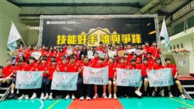 桃竹苗分署培訓選手參加勝利啟航誓師大會。（圖／桃竹苗分署提供）